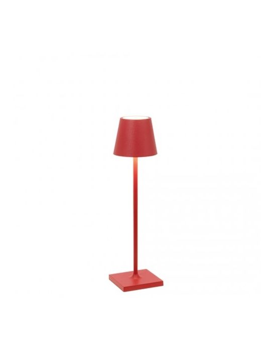 Lampada da tavolo Poldina Pro micro - Rosso