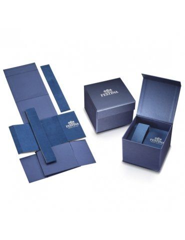 Orologio da Uomo Festina F6854/6 Azzurro con Cinghia in Acciaio Inossidabile 316L