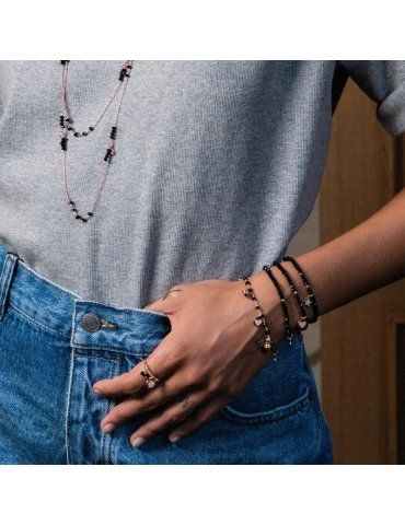 Braccialetto / Girocollo Elastico Rue des Mille Elastico - Gipsy Tierra Black