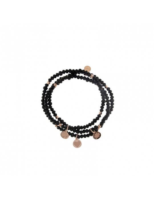 Braccialetto / Girocollo Elastico Rue des Mille Elastico - Gipsy Tierra Black