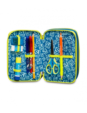 ASTUCCIO SCUOLA 3 ZIP Seven® - GLITZLED BOY