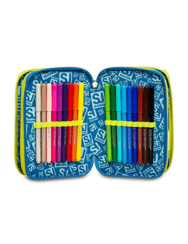 ASTUCCIO SCUOLA 3 ZIP Seven® - GLITZLED BOY