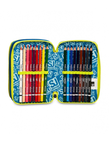 ASTUCCIO SCUOLA 3 ZIP Seven® - GLITZLED BOY