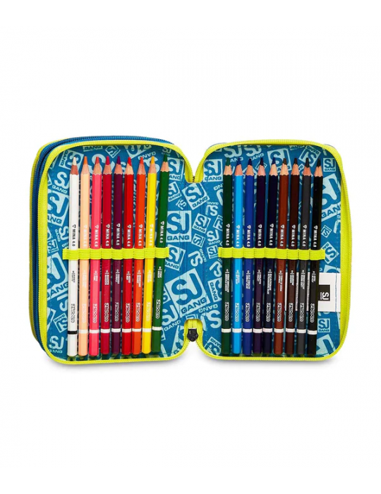 ASTUCCIO SCUOLA 3 ZIP Seven® - GLITZLED BOY