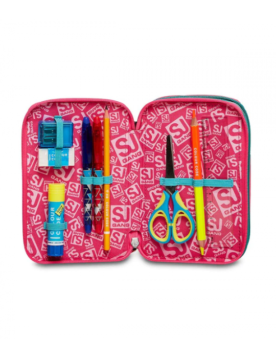 ASTUCCIO SCUOLA 3 ZIP Seven® - GLEAMLED GIRL