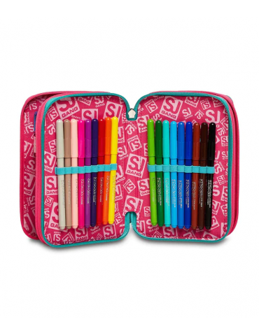 ASTUCCIO SCUOLA 3 ZIP Seven® - GLEAMLED GIRL
