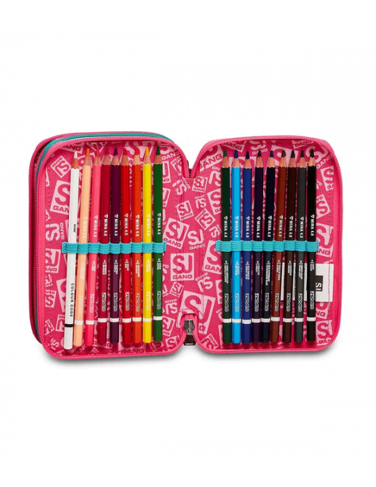 ASTUCCIO SCUOLA 3 ZIP Seven® - GLEAMLED GIRL