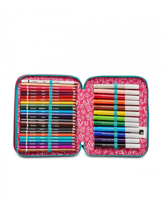 Astuccio Scuola Maxi Seven SJ - GLEAMLED GIRL