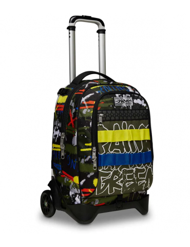 TROLLEY SCUOLA Seven® JACK 2 RUOTE - FLUO BELTS