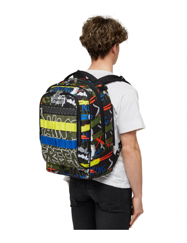 TROLLEY SCUOLA Seven® JACK 2 RUOTE - FLUO BELTS