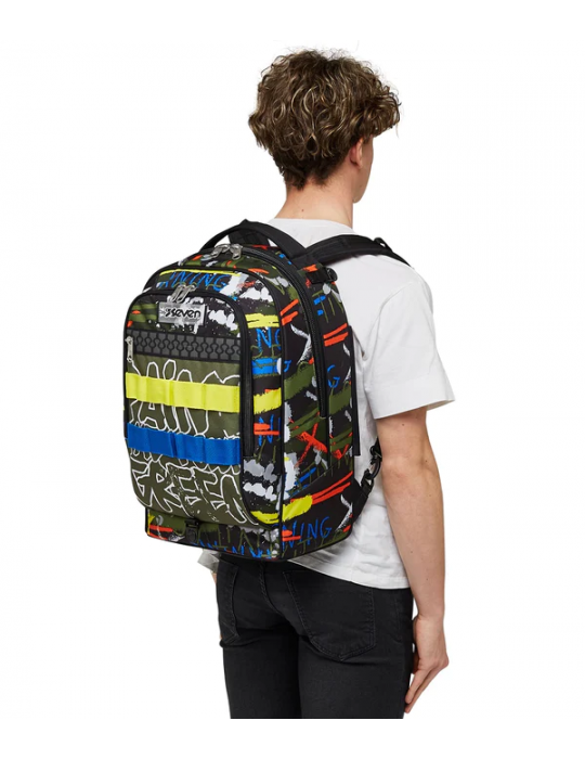 TROLLEY SCUOLA Seven® JACK 2 RUOTE - FLUO BELTS