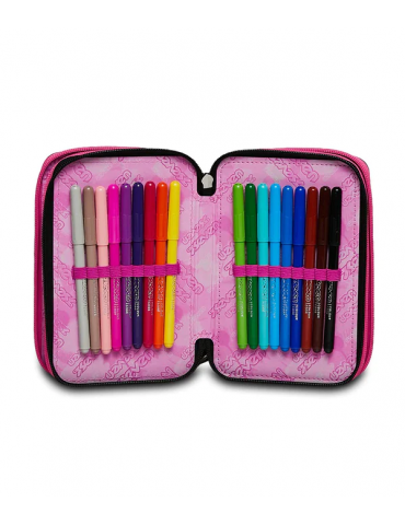 ASTUCCIO SCUOLA 3 ZIP Seven® - ZIPPER GLAMY