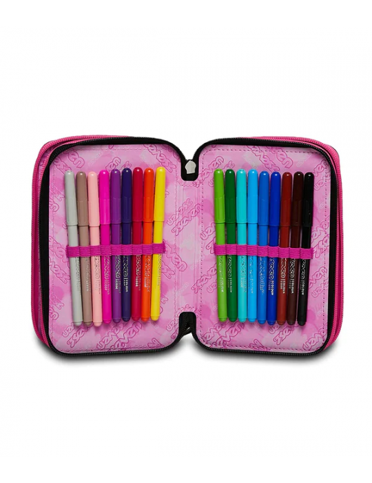 ASTUCCIO SCUOLA 3 ZIP Seven® - ZIPPER GLAMY