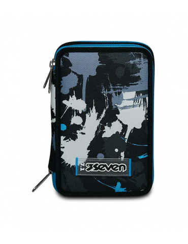 ASTUCCIO SCUOLA 3 ZIP Seven® - HUE STAINS