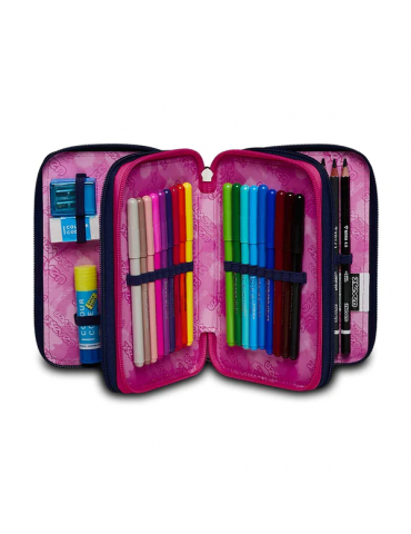 ASTUCCIO SCUOLA 3 ZIP Seven® - CLOUDY SHAPES