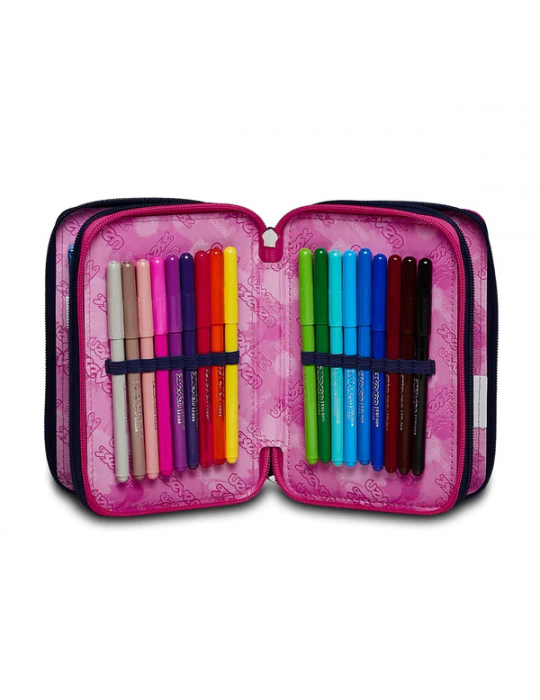 ASTUCCIO SCUOLA 3 ZIP Seven® - CLOUDY SHAPES