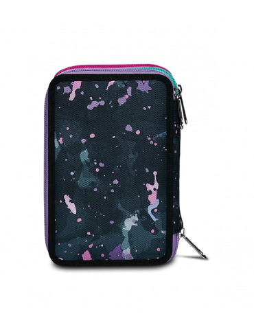 ASTUCCIO SCUOLA 3 ZIP Seven® - SPLASHY LILAC
