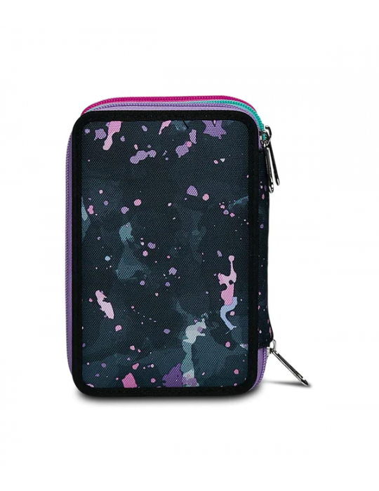 ASTUCCIO SCUOLA 3 ZIP Seven® - SPLASHY LILAC