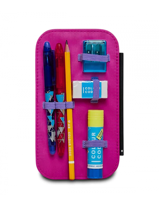 ASTUCCIO SCUOLA Seven® SPEED CASE - FLUO STRING GIRL