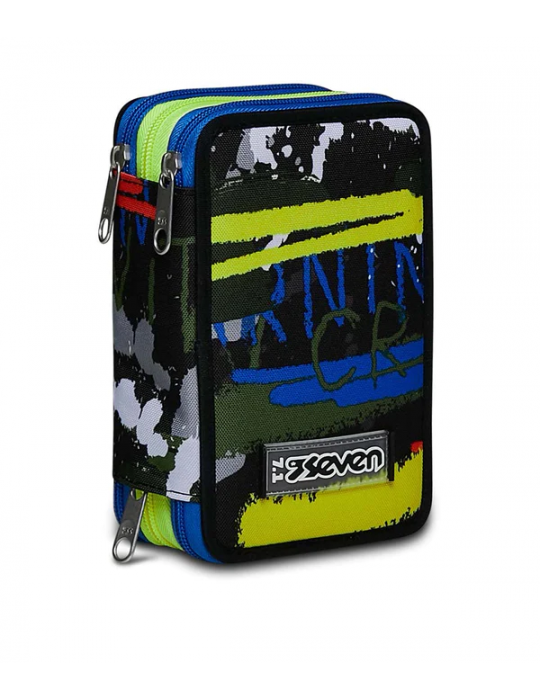 ASTUCCIO SCUOLA 3 ZIP Seven® - FLUO BELTS