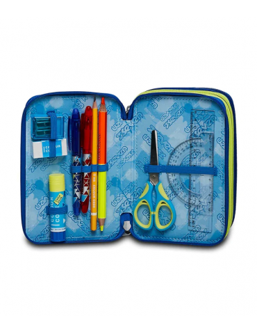 ASTUCCIO SCUOLA 3 ZIP Seven® - FLUO BELTS