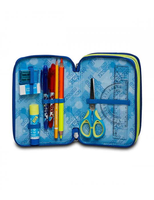 ASTUCCIO SCUOLA 3 ZIP Seven® - FLUO BELTS