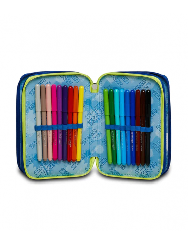 ASTUCCIO SCUOLA 3 ZIP Seven® - FLUO BELTS