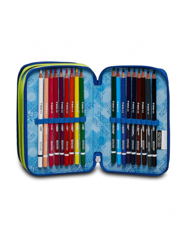 ASTUCCIO SCUOLA 3 ZIP Seven® - FLUO BELTS