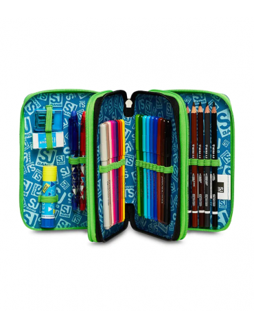 ASTUCCIO SCUOLA 3 ZIP Seven® - CHECK IT BOY