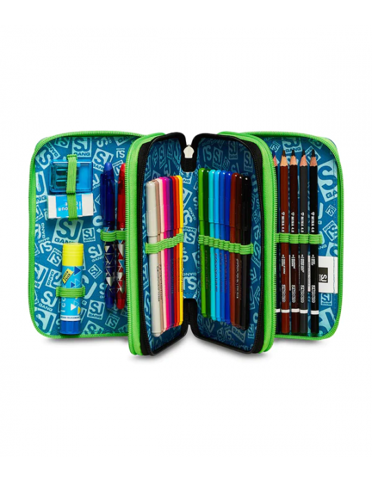 ASTUCCIO SCUOLA 3 ZIP Seven® - CHECK IT BOY