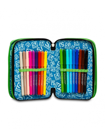 ASTUCCIO SCUOLA 3 ZIP Seven® - CHECK IT BOY