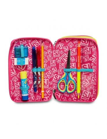 ASTUCCIO SCUOLA 3 ZIP Seven® - CLACK IT GIRL