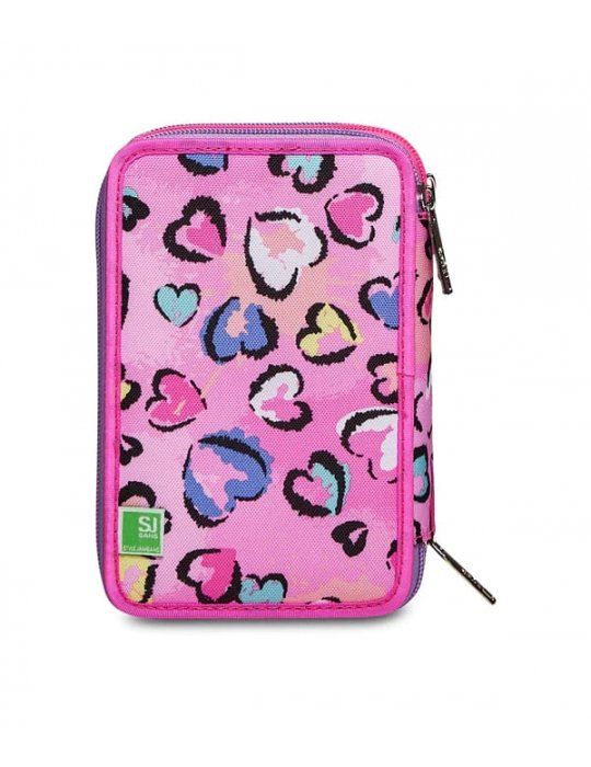 ASTUCCIO SCUOLA 3 ZIP Seven® - FLEECY GIRL