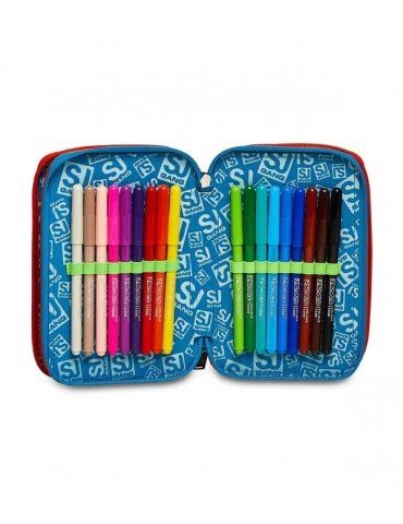 ASTUCCIO SCUOLA 3 ZIP Seven® - TRICKFLIP BOY