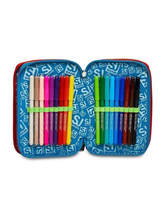 ASTUCCIO SCUOLA 3 ZIP Seven® - TRICKFLIP BOY