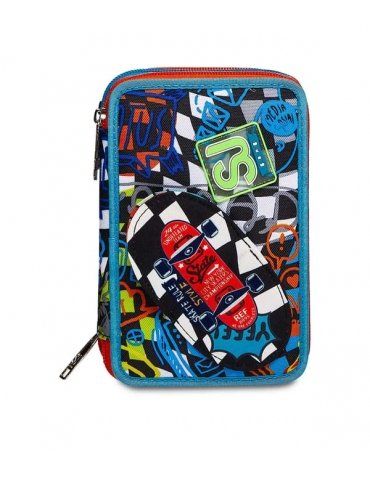 ASTUCCIO SCUOLA 3 ZIP Seven® - TRICKFLIP BOY