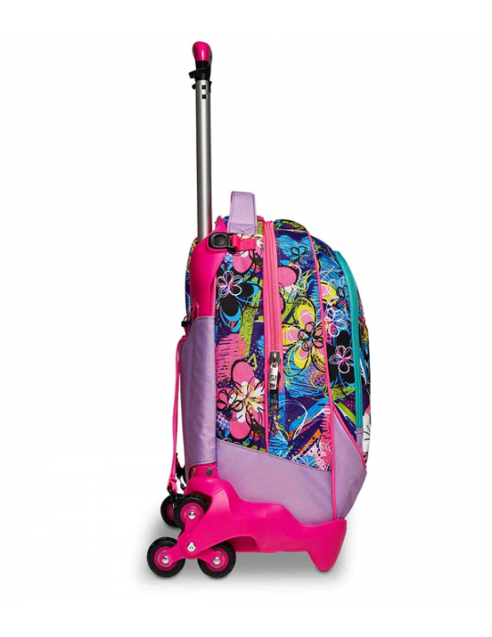 TROLLEY Scuola Seven® JACK 3 RUOTE - CLACK IT GIRL. Saldi Outlet