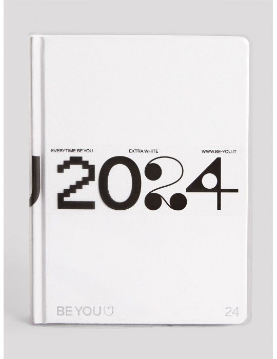 Diario Scuola Be You Extra White 12 Mesi 2023 2024