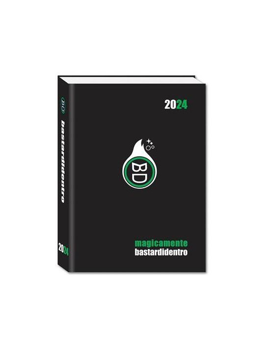 Diario Scuola Bastardidentro 2023-2024 16 Mesi - Nero