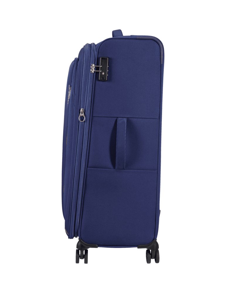 Valigia Rigida Grande Misako Milan - 76x46x28 Cm, Capacità Ampia, Scomparti Multiuso, Colore Blu Marino