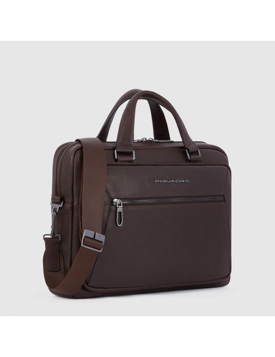 Cartella Per Computer 14" E iPad® Piquadro Marrone