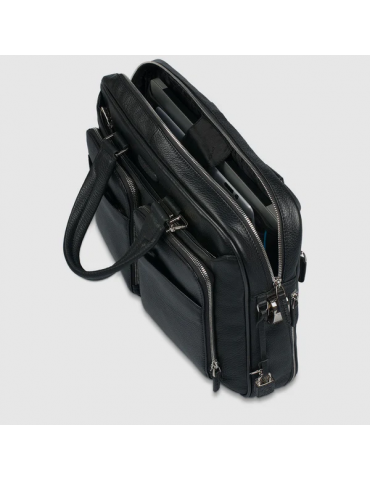 Borsa Piquadro Sottile Porta Computer E Porta iPad®air/air2 Nera