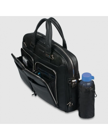 Borsa Piquadro Sottile Porta Computer E Porta iPad®air/air2 Nera