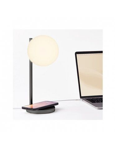 Bubble Lamp Lexon - Lampada da scrivania con caricatore a induzione integrato