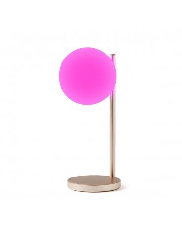 Bubble Lamp Lexon - Lampada da scrivania con caricatore a induzione integrato