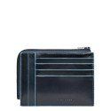 Bustina Portacarte Piquadro Blue Square Nera