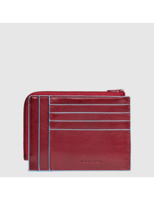 Bustina Portacarte Piquadro Blue Square Rosso