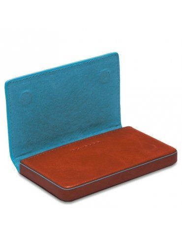 Portabiglietti da Visita Piquadro Blue Square Blu