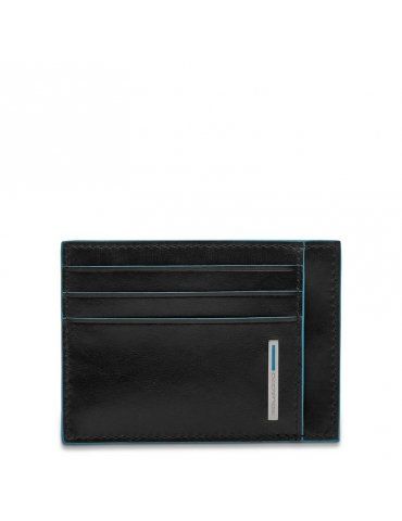 Bustina Portacarte Piquadro Blue Square 6 Scomparti Nero