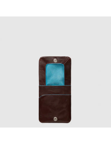 Portamonete Piquadro Blue Square Mogano